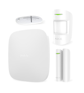 Kit sistem de alarma wireless Ajax HubKit, alb 