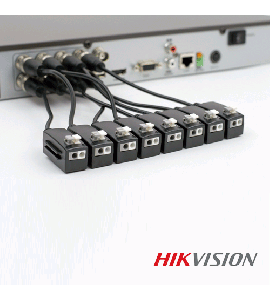 Accesoriu pentru camere de supraveghere Video balun Hikvision DS-1H18S-E
